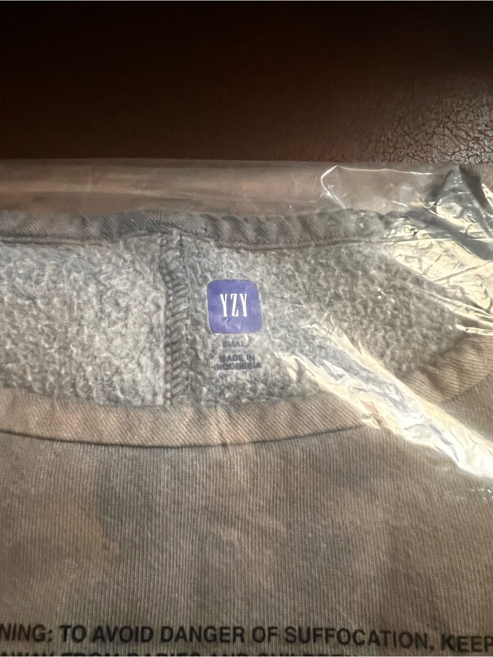 YZY Gap Branded Fleece Yoke Tee : Oversized - Picture 2 of 3